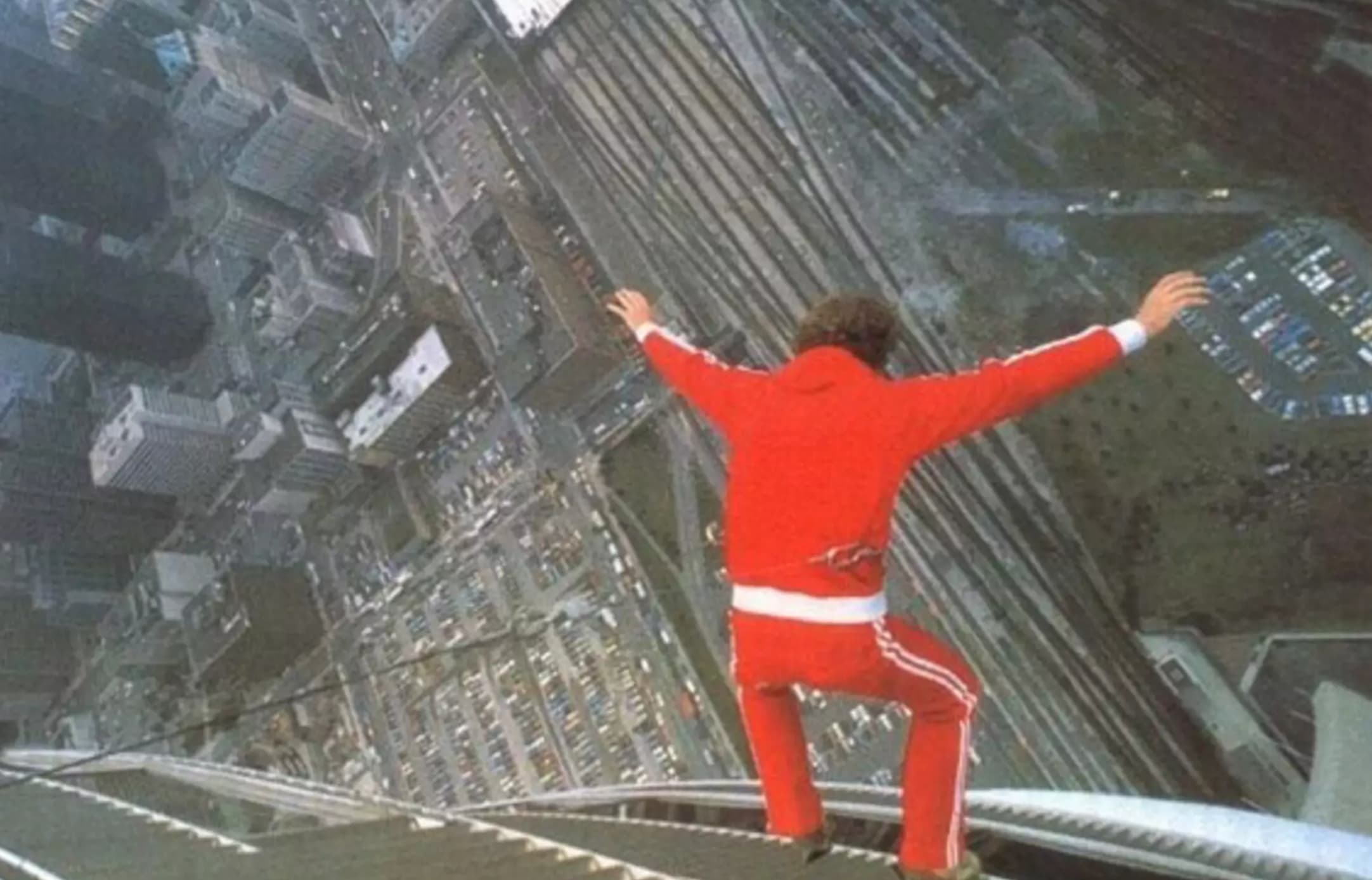 “There's a stunt in a mostly forgotten Canadian action movie called ‘Highpoint’ where the stuntman jumped off the CN Tower (at the time the world's tallest building) with only a hidden parachute as protection.”